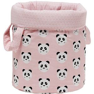 Funny Baby Pandy roze rugzak speelgoed gewatteerd diameter 30 x 40 cm