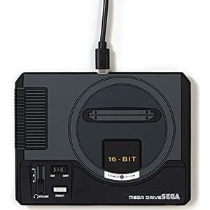 Numskull Officiële SEGA Mega Drive Console Draadloze Oplader Pad - Compatibel met Apple iPhone 11/11 Pro, Samsung S21