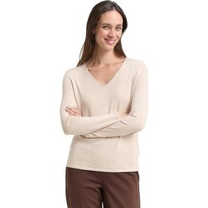 TOM TAILOR - 20737 - Pullover - Woestijnzand Melange - Katoen van Duurzame Teelt