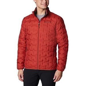 Columbia Heren Delta Ridge Down Hooded Jacket, Warp Red, XXL, Warp Rood, XXL