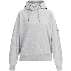 DreiMaster Oversized hoodie voor dames, lichtgrijs (lichtgrijze mix), XL, Lichtgrijs (lichtgrijs mengsel), XL