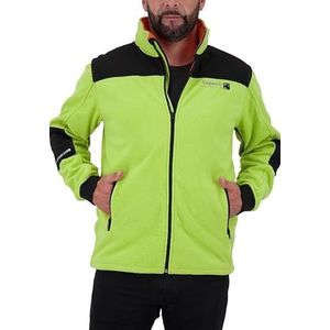 Deproc Active Canada II Gebreide fleecejas voor heren, met lichte capuchon, overgangsjas, windbreaker