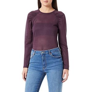 Sisley Womens Sweater L/S 3DYYL1028 T-shirt, Nocturnal Purple 35N, M