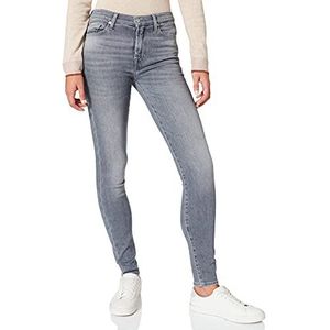 7 For All Mankind Dames Hw Skinny Slim Illusion Jeans, grijs, 31