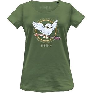 Harry Potter T-shirt voor dames, Kaki, XL