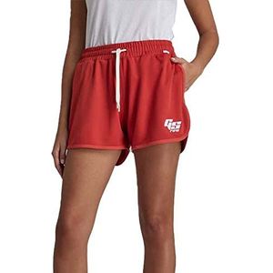 G-STAR RAW Dames Boxed Gr Sports Shorts, Rood (Paprika D137-d116), XS