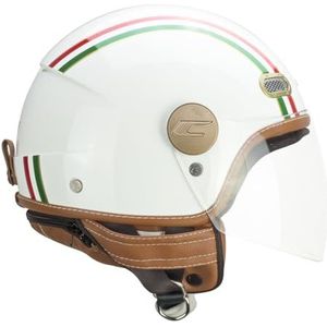 Cgm - 191i Pix It - Open Helm - Wit - Thermoplastisch - Vintage Details