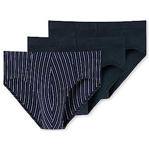 Schiesser Herren 3 PACK Unterwäsche Slips mit weichem Bund Bio Baumwolle - 95/5 Organic