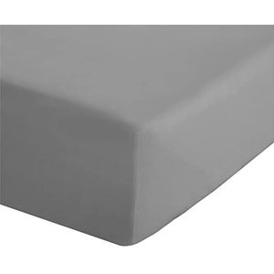 Catherine Lansfield Easy Iron Percal King Hoeslaken Grijs