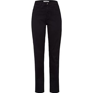 Style Carola 5-pocket-broek in hoogwaardig stretchkatoen, zwart (Perma Black 01), 26W x 30L