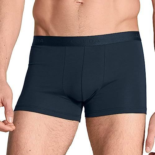 CALIDA Natural Benefit Boxershorts voor heren, verpakking van 3 stuks, Dark Sapphire, 50