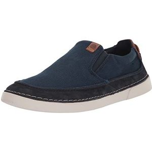 Clarks Gereld Step Sneakers voor heren, Marineblauw Mix, 45 EU