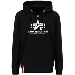 Alpha Industries - Basic Zip Hoody - Zwart - Katoen/Polyester