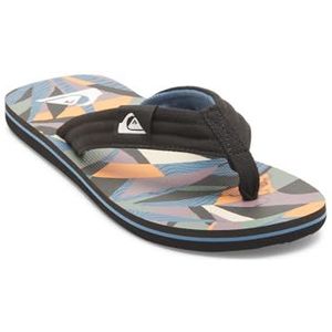 Quiksilver Molokai Layback II sandaal voor heren, zwart/oranje/blauw, 45 EU