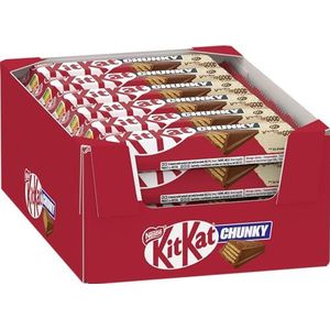 Kitkat Chunky Melkchocolade Reep - voordeelverpakking - doos met 24 chocoladerepen