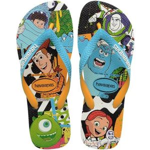 Havaianas Disney Stijlvolle Teenslippers, uniseks, voor kinderen, Wit Blauw, 33/34 EU