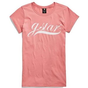 G-Star RAW Graphic STM 1 Slim rt ss wmn, Roze (Cactus Pink D24713-c627-3514), L