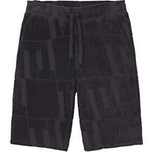 TOM TAILOR Joggingshorts voor jongens met patroon, 31735 - Dark Grey Terry Design, 170 cm