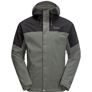 Jack Wolfskin Kammweg Jas, Gecko Groen, 3XL Heren, Gecko-groen, 3XL