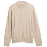 TOM TAILOR Gebreide herenjas, 38774 - Beige Offwhite Twotone, XXL