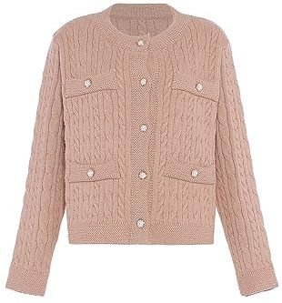 faina Gebreid vest  nude