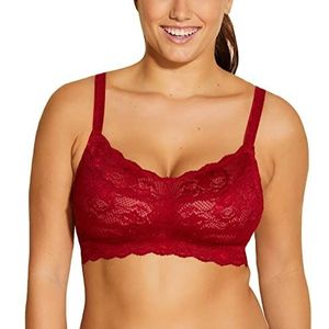 Cosabella Say Never Curvy Soft BH Sweetie, ondoorzichtig voor dames, Sindoor Rood, M