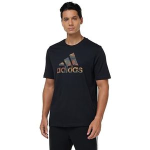 adidas Heren CAMO BOS GRAPHIC TEE, black, M