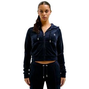 Madison - Classic Velour Hoodie - Groen - Velours