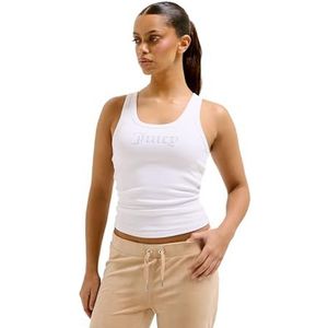 Dunne strap Racer Vest, wit, L