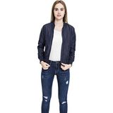 Urban Classics Dames Light Bomber Jacket Dames, Marineblauw, XS