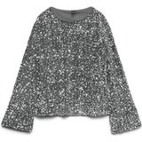 VERO MODA Blouse 'VMBELLA'  grijs / zilver