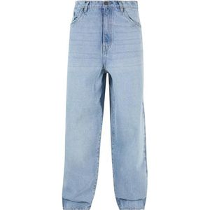 Urban Classics Heavy Ounce Baggy Fit Jeans voor heren, New Light Blue Washed, 28