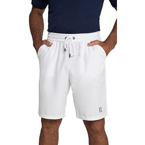 JP 1880, Heren grote maten, Jay-PI shorts, tennis, Quickdry, elastische tailleband, sneeuwwit, 5XL