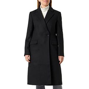 Sisley Womens 2BOYLN019 Coat, Black 700, 46