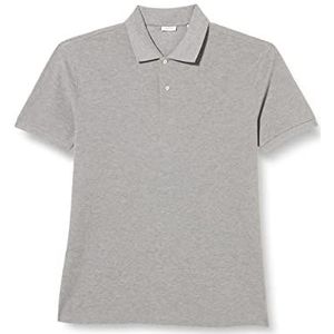 Seidensticker Heren slim fit poloshirt korte mouwen polo shirt, grijs, XXL, grijs, XXL