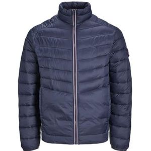 JACK & JONES Jjesprint Puffer Noos gewatteerde jas voor heren, Navy Blazer/Detail: true Red Stitches, XS