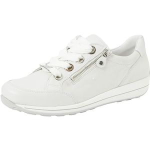 ARA Osaka Sneakers voor dames, nebbia, wit, zilver, 38,5 EU breed, Nebbia wit zilver, 38.5 EU Breed