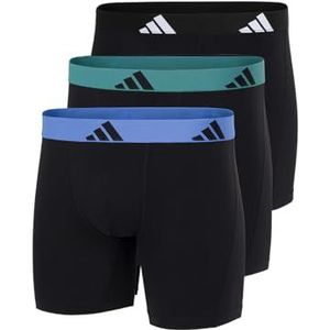 adidas - Active Flex - Long Boxershorts - Zwart - 3-Pack - Heren