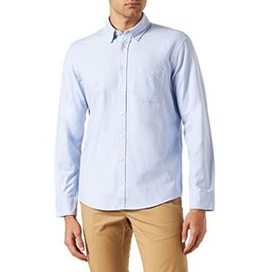Seidensticker Men's Regular Fit shirt met lange mouwen, lichtblauw, L, lichtblauw, L