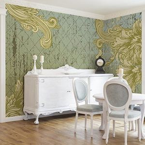 Apalis Vliesbehang bloemen barok fotobehang breed | vliesbehang wandbehang foto 3D fotobehang voor slaapkamer woonkamer keuken | meerkleurig, 94914