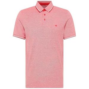 MUSTANG - Palco - Shirt met Korte Mouwen - Rood - Regular Fit