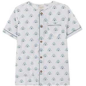 Gocco pyjama, kort, indiaans, spel voor kinderen, Optisch wit, 3-4 jaar