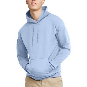 Hanes Heren EcoSmart Hoodie, Midweight Fleece, Pullover Hooded Sweatshirt, Lichtblauw, S