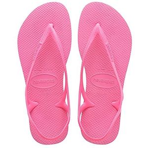 Havaianas Sunny II platte sandaal voor dames, Kristallen Roos, 4.5/5 UK