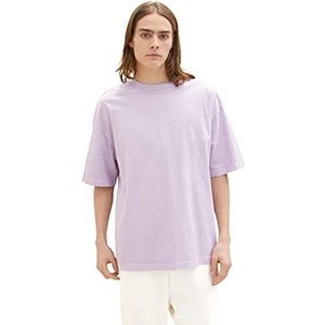 TOM TAILOR Denim Heren 1035923 T-shirt, 31042-Lilac Vibe, XL, 31042 - Lila Vibe, XL