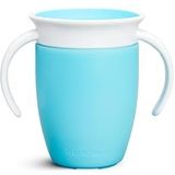 Munchkin Miracle 360 Cup, Baby and Sippy Cup, Ideal Sippy, Water and Weaning Cup 6+ to 12 Months, 7 oz/207 ml, Blue