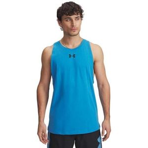 Under Armour UA Zone Tank - Ether Blauw/Zwart - XL