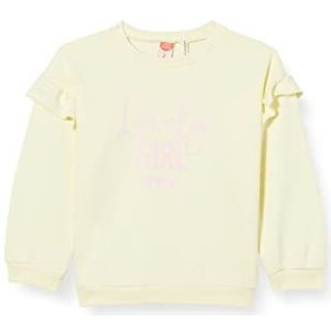 Koton Bedrukt Frilled sweatshirt katoen trainingspak baby meisjes, geel (151), Size: 6/9 moiss