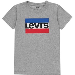 Levi'S Kids Sportswear Logo Tee voor jongens, 2-8 jaar, Grijze Heather, 4 Jaren