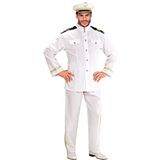 Heren kapitein kostuum extra grote UK 46 inch voor militaire legeroorlog Fancy Dress